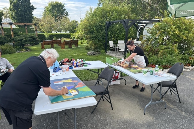 Photo d'un atelier de peinture
